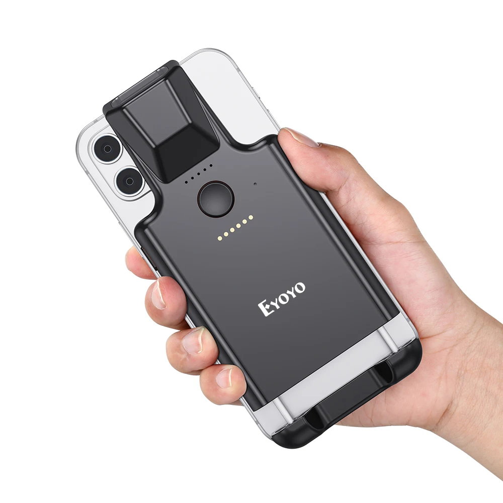 Industrial Laser Beam - Eyoyo EY-017 2D バッククリップ Bluetooth バーコードスキャナーポータブルバーコードリーダーデータマトリックス
