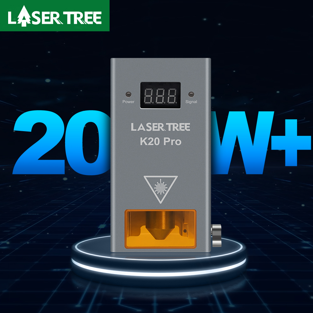 Industrial Laser Engraver - LASER TREE K20 20 ワット光出力レーザーヘッドエアアシストノズル付き 4
