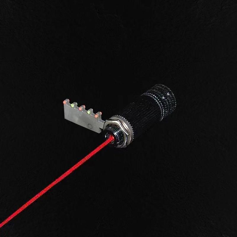 Industrial Laser Beam - 新型スリングショットレーザーサイト スリングショット照準レーザー 赤外線ステンレス鋼6連機械式照準器 LEDライト 光ファイバーサイトポイント