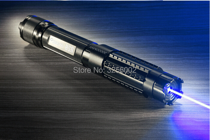 Industrial Laser Pointer - 新しいレーザーライトポインター 450nm ブルー 445nm 100000m 集束可能燃焼ハンティングアクセサリー猫のおもちゃレーザートーチバッテリーなし懐中電灯