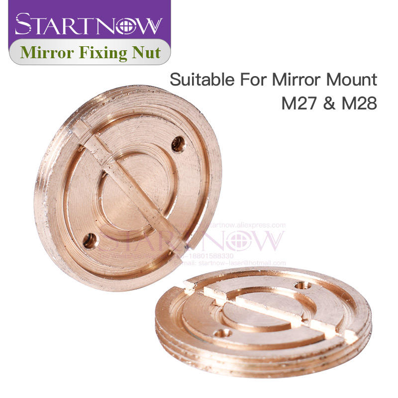 Co2 Laser Mirror - Startnow CO2レーザーヘッドミラー固定ナットM27 M28固定ネジナットレーザー切断彫刻機スペアパーツ