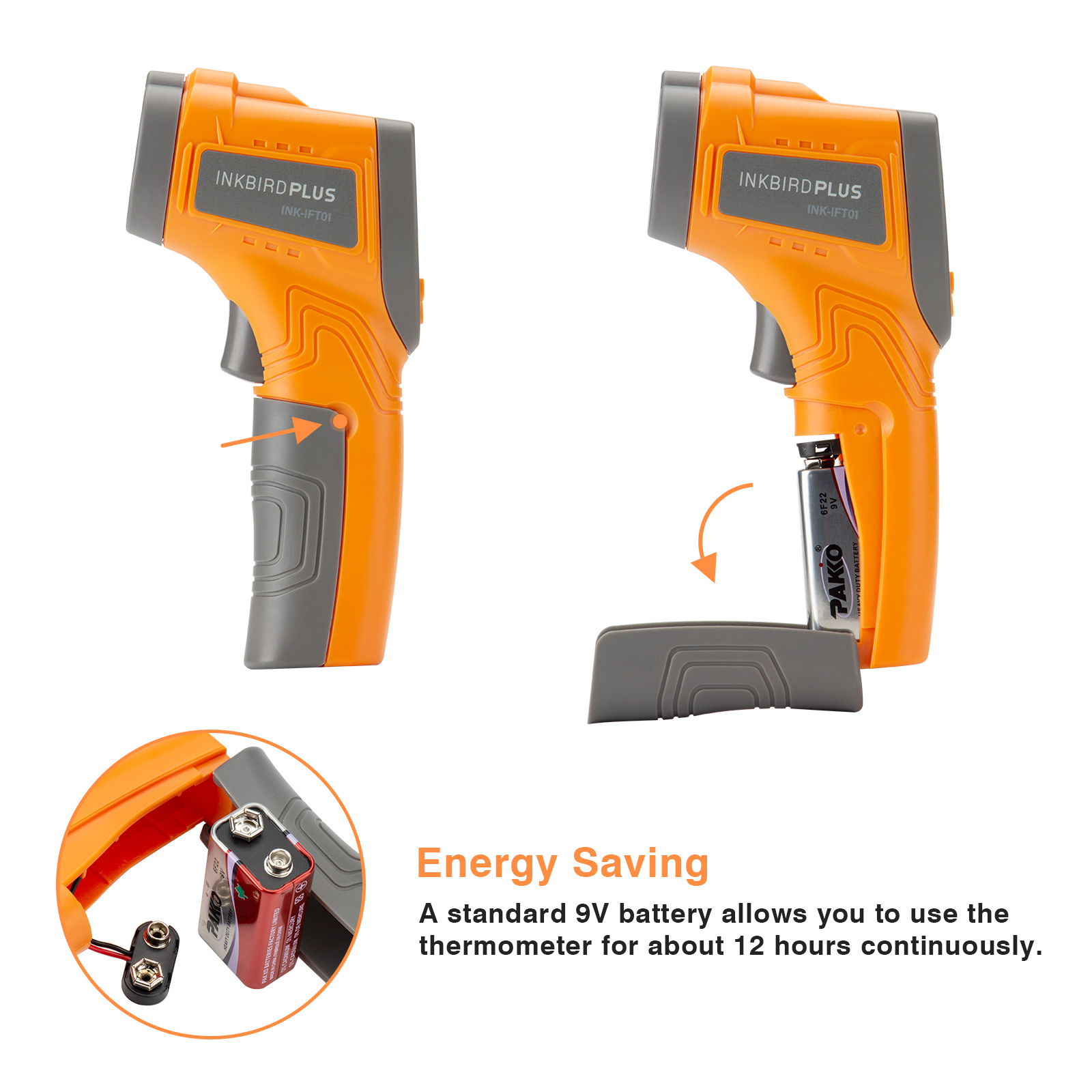 Inkbird-レーザー赤外線温度計INK-IFT01,非接 - Industrial Infrared Laser のレビューと価格