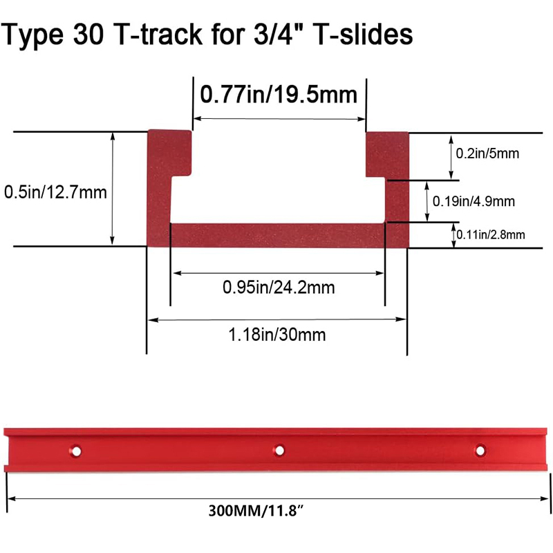 2 個タイプ 30 木工 T スロットトラック木工スライドト - Aluminum T-Slot Profile のレビューと価格