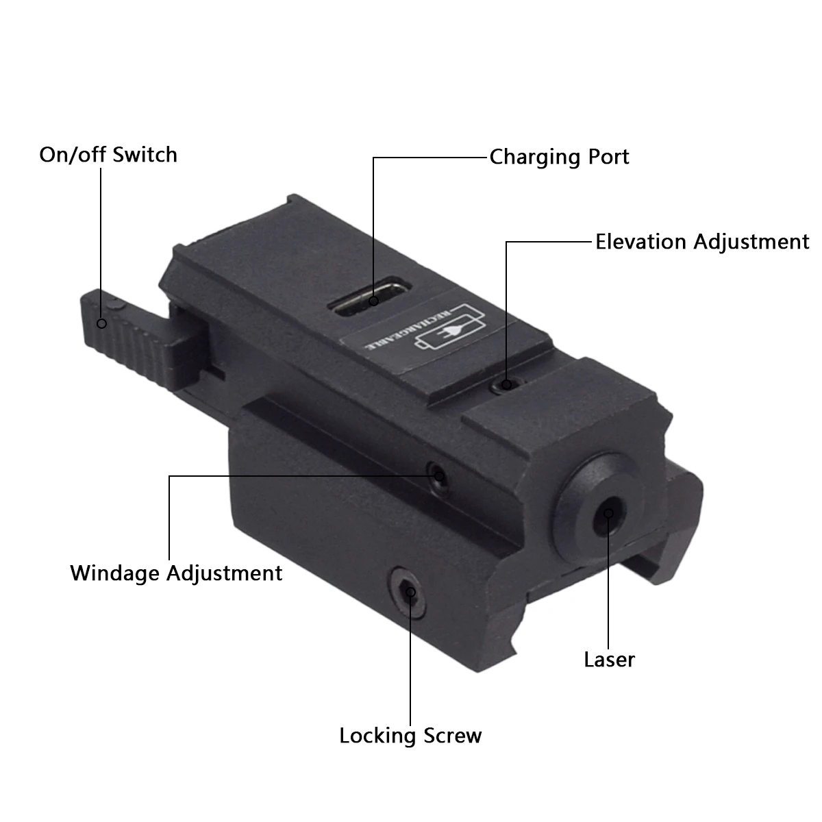 エアソフトレッドグリーンレーザーサイトポインターパワーピスト - Industrial Laser Pointer のレビューと価格