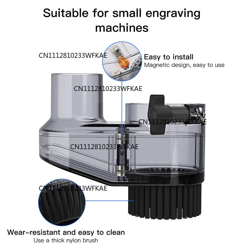 45mm 52mm CNCダストシューカバークリーナー ダス - Dust Shoe Cnc のレビューと価格