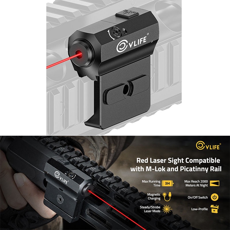 CVLIFE ライフル赤/緑レーザービームサイト ロープロフ - Industrial Laser Pointer のレビューと価格