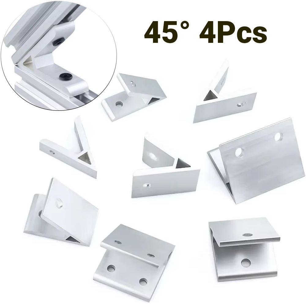 4 個 45 度角度コーナーブラケット 2020 3030  - Aluminum T-Slot Profile のレビューと価格