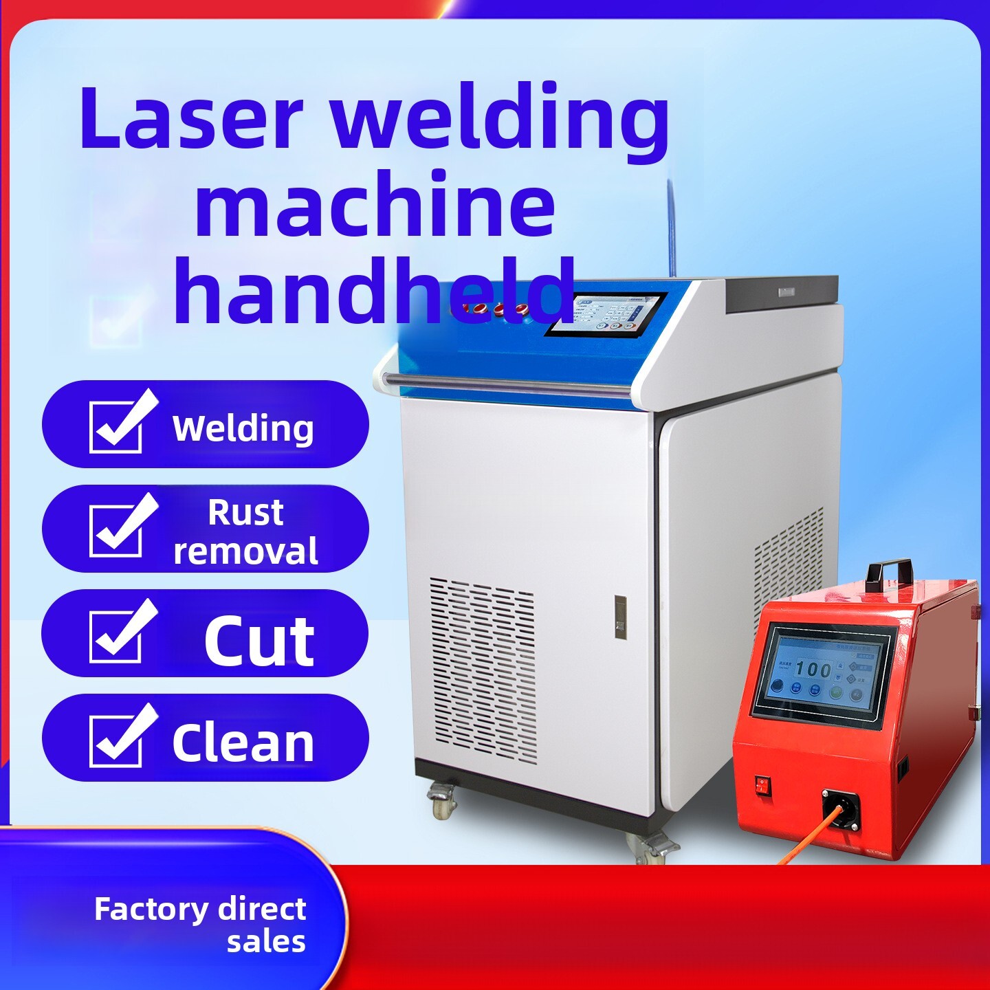 ハンドヘルド型産業用全自動4in1ステンレス鋼金属切断スポッ - Industrial Laser Rust Remover のレビューと価格