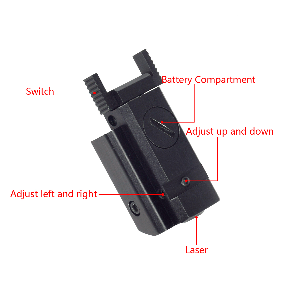 戦術的な強力な金属ミニグリーンレッドドットレーザーポインター - Industrial Laser Pointer のレビューと価格