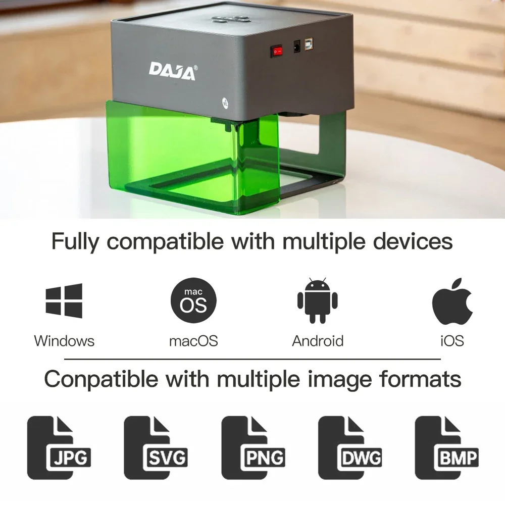 DAJA レーザー彫刻 CNC DIY DJ6 レーザー彫刻 - Industrial Laser Engraver のレビューと価格