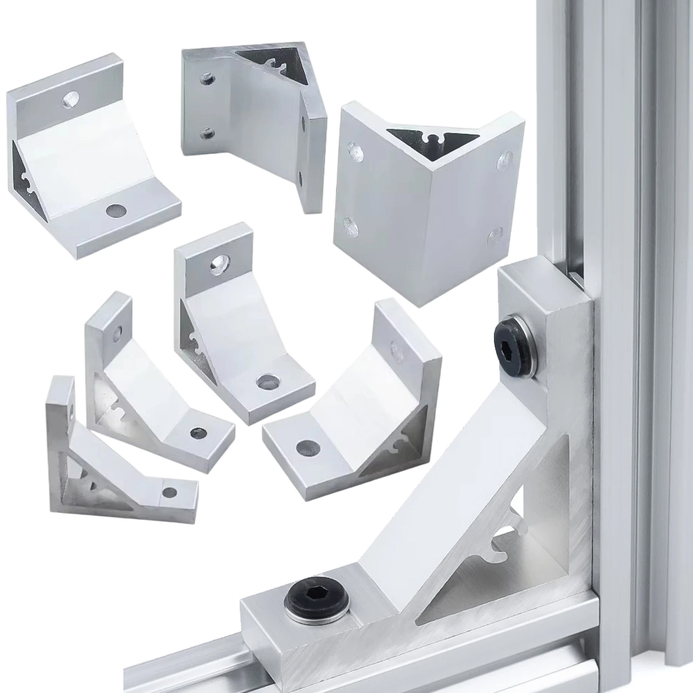 4 個 90 度コーナーアングルブラケット 2020 303 - Aluminum T-Slot Profile のレビューと価格