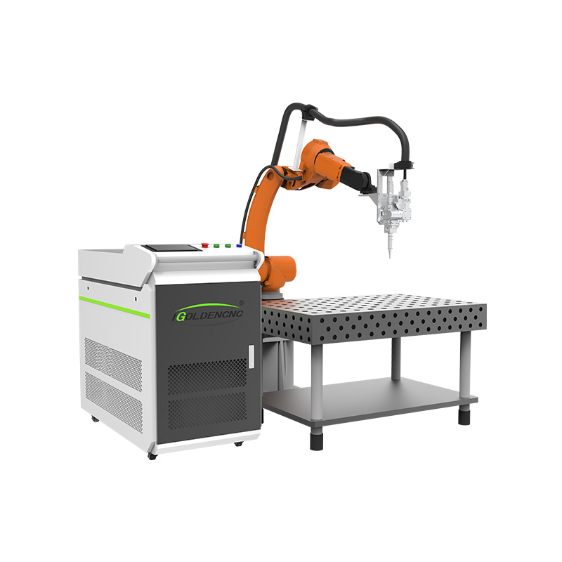 6軸産業用ロボットアームレーザーファイバーレーザー溶接機、金 - Industrial Laser Cutting Machine Price のレビューと価格