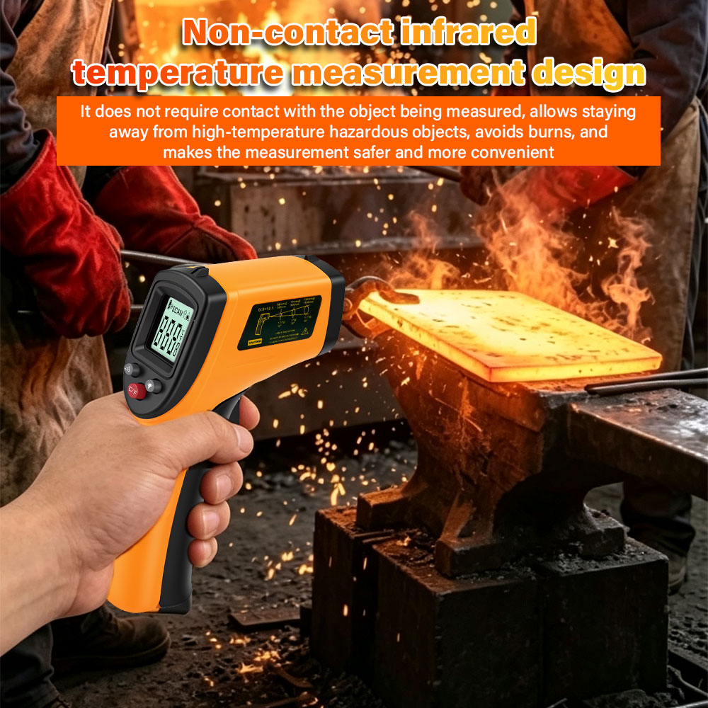 デジタル赤外線温度計 非接触温度計 工業用精密レーザー温度計 - Industrial Infrared Laser のレビューと価格