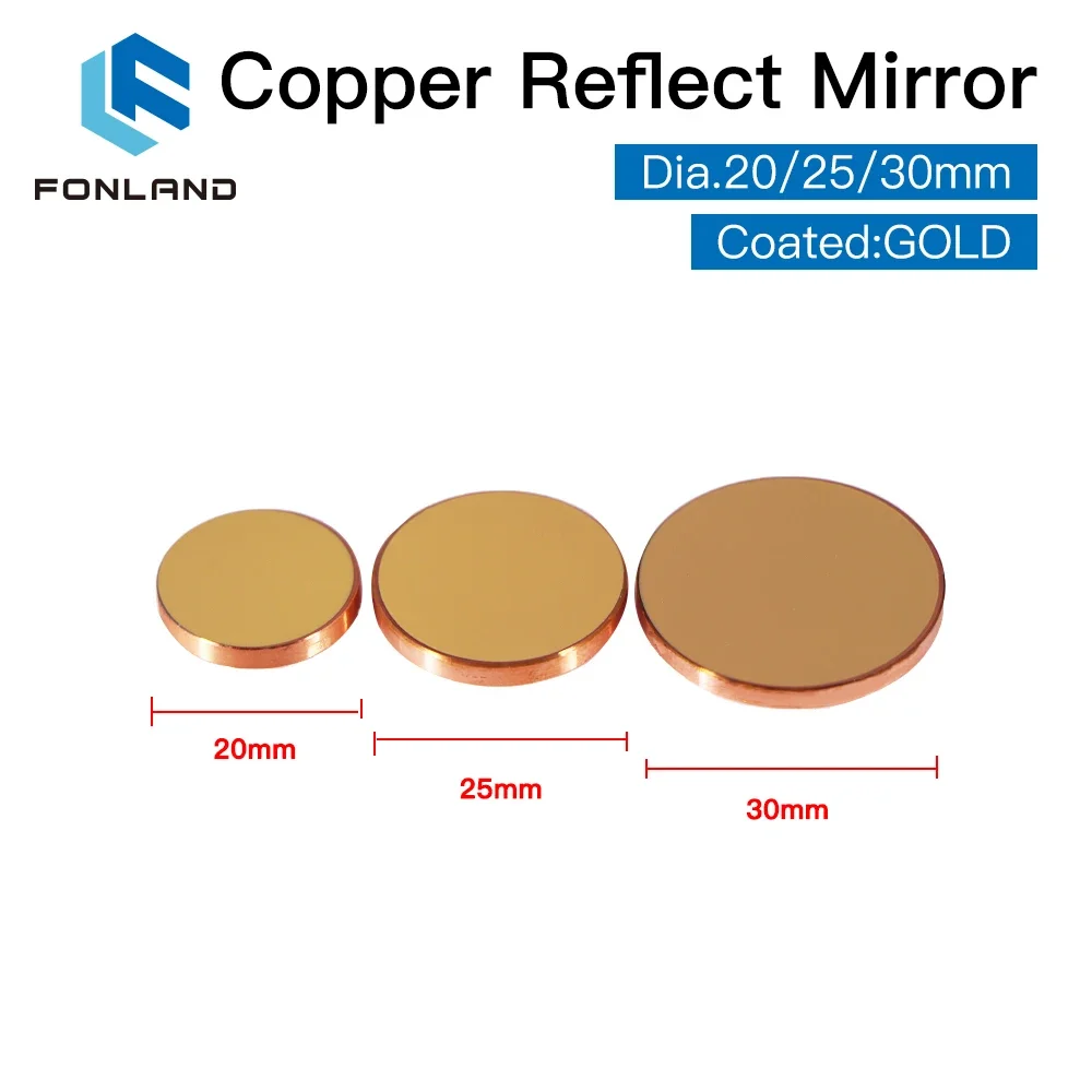 銅製反射ミラー,Co2レーザー切断および彫刻機用,cu,fo - Co2 Laser Mirror のレビューと価格