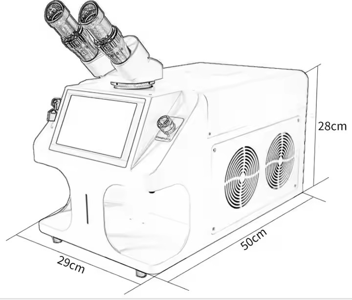 150WミニデスクトップYAGレーザー溶接機、新品、コアモー - Industrial Yag Laser のレビューと価格