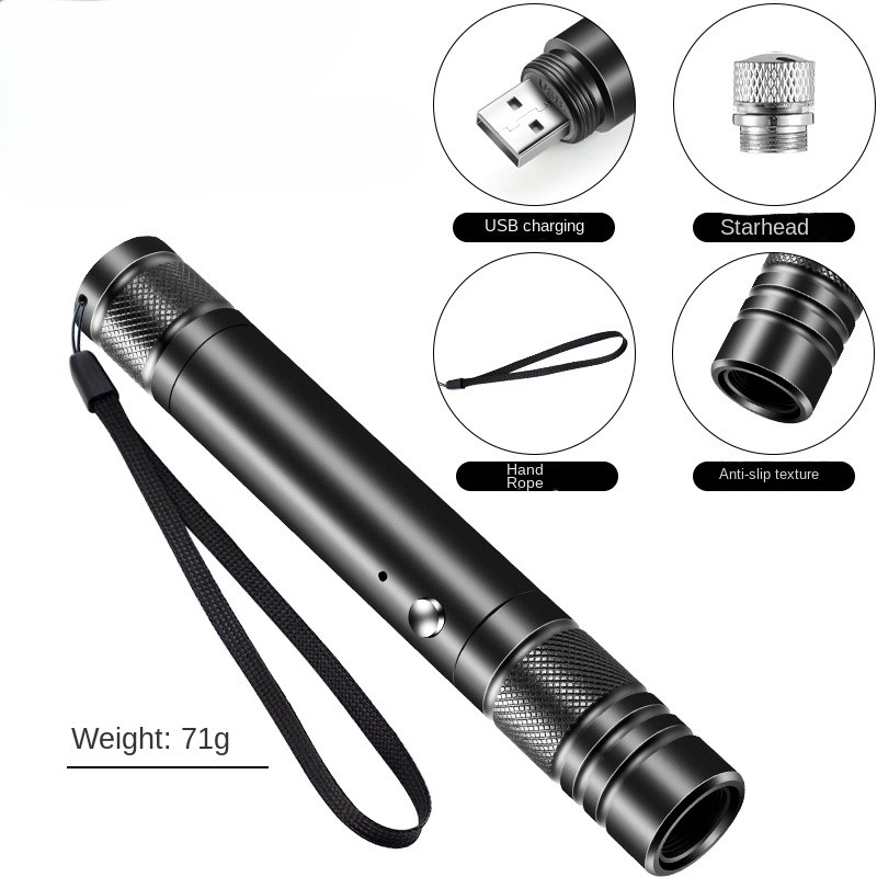 USB充電式ミニレーザーポインター（猫用） – 明るい赤と緑 - Industrial Laser Pointer のレビューと価格