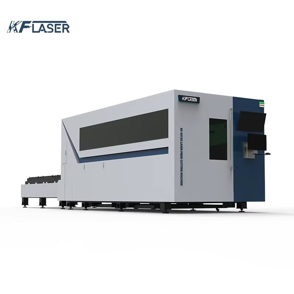 交換テーブル付きCNCファイバーメタルレーザー切断機、鋼材用 - Industrial Laser Cutting Machine Price のレビューと価格