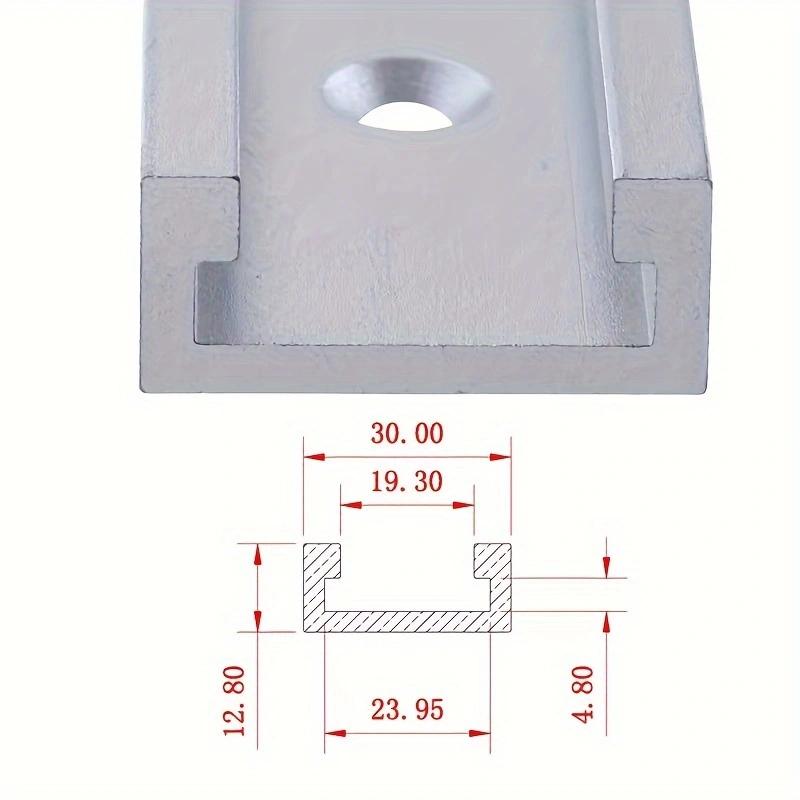 木工用マイターバースライダー,Tスロットトラック,ジグフィク - Aluminum T-Slot Profile のレビューと価格