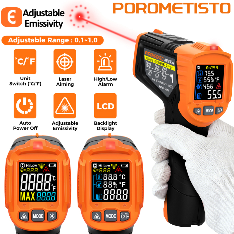 -50~380℃ 赤外線温度計 -50~800℃ プロフェッ - Industrial Infrared Laser のレビューと価格