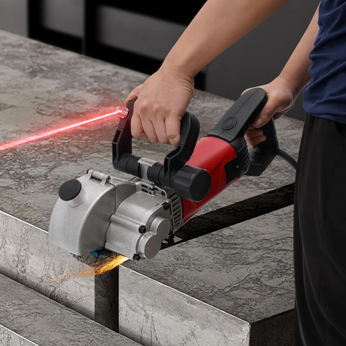 ウォールチェイサー 125mm 2800W、レーザーガイド付 - Industrial Handheld Laser のレビューと価格